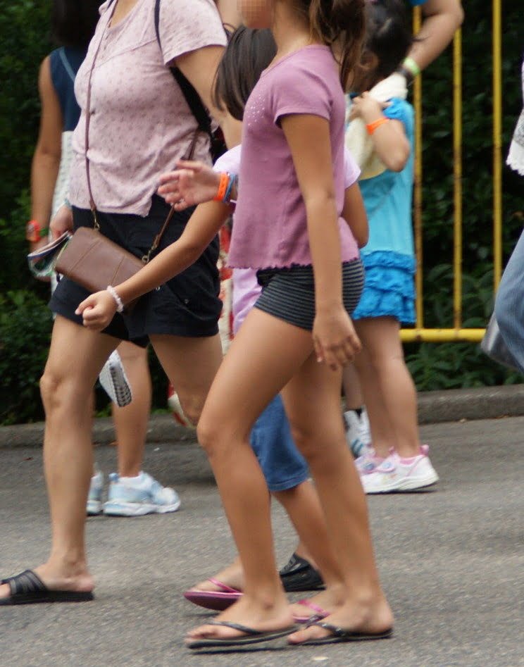 女子小中学生画像｜JCやJSがショートパンツとかホットパンツを着こなしてる写真その２ 82枚