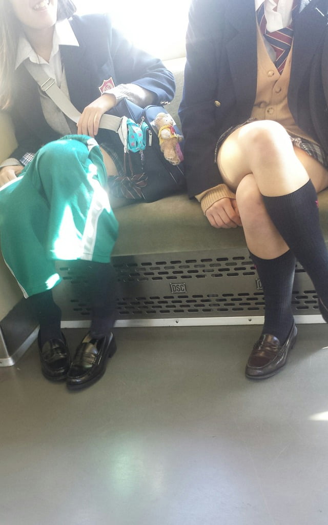 女子高生が電車にいるとムラムラしてくる (1)
