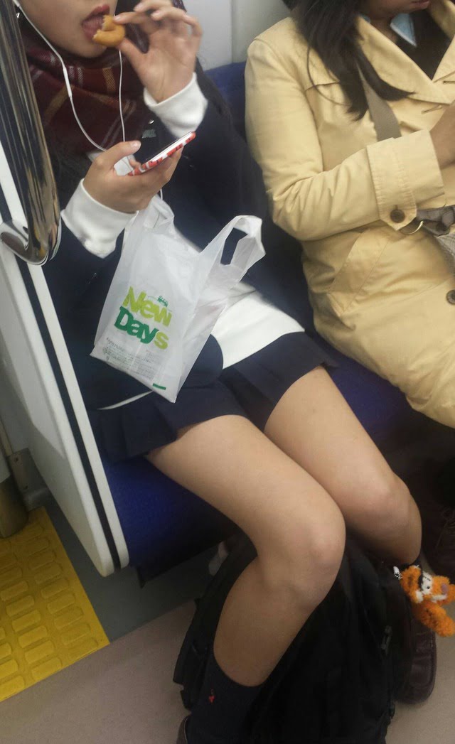女子高生が電車にいるとムラムラしてくる (2)